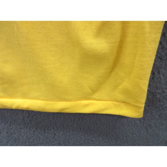 Vintage NWOT Dodger Sportswear Men's Small 100% Orlon Red & Yellow T-Shirt - Picture 4 of 11